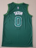 20/21 New Men Celtics Tatum 0 green basketball jersey