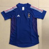 1998 Adult Thai version french home retro blue soccer jersey football shirt