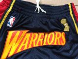 New Adult All-Star pocket edition warriors China tour edition dark blue basketball shorts