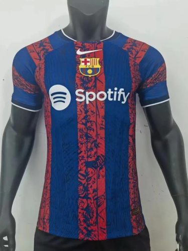23/24  Player version Barcelona  Classic soccer jersey football shirt