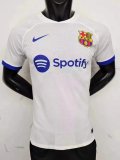 23/24 Top   player version  Barcelona white  soccer jersey football shirt
