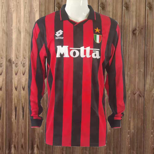 1992/1994 AC Milan Home Long Sleeve