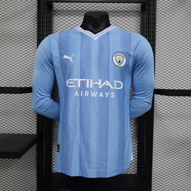 23/24 Manchester City Players Home Long Sleeve