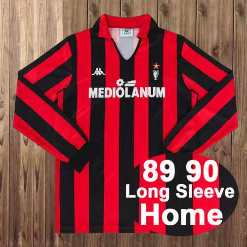 89/90 AC Milan Home Jersey
