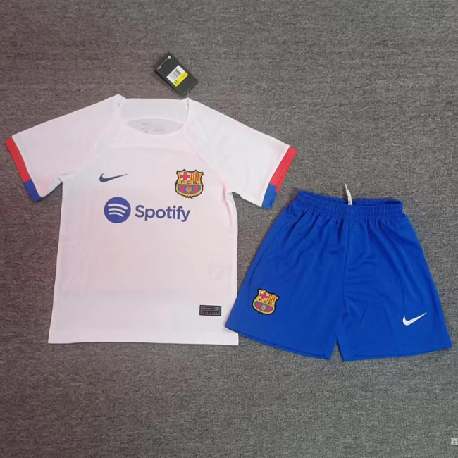 23/24 Barcelona Away Kids Kit