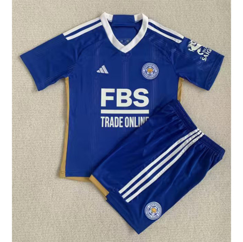 23/24 Leicester City Home Kids Kit