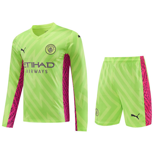 23/24 Manchester City Goalkeeper Long Sleeves Uniform