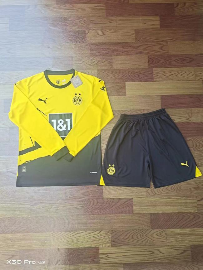 23/24 Borussia Dortmund Home Long Sleeves Uniform