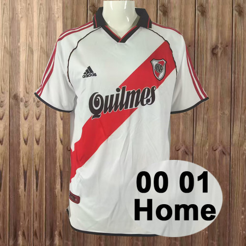 00/01 Retro River Plate Home Jersey