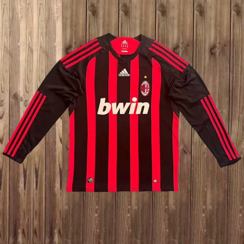08/09 Retro AC Milan Home Long Sleeve