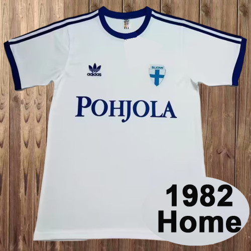 1982 Retro Finland Home Jersey
