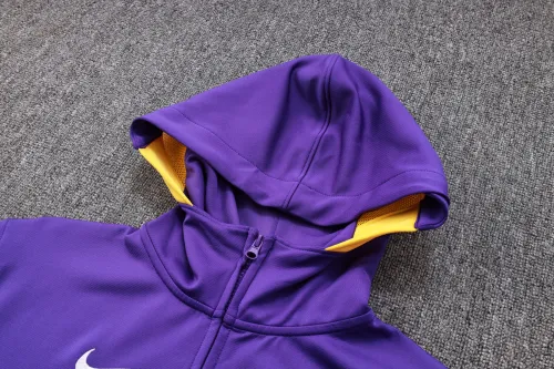 23/24 Los Angeles Lakers Full-Zip Hoodie Tracksuits