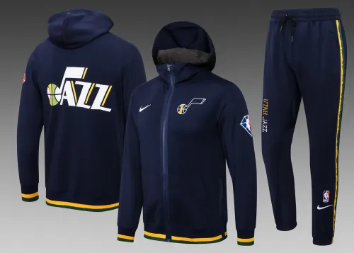 22/23 Utah Jazz Full-Zip Hoodie Tracksuits