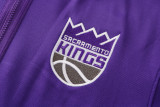 22/23 Sacramento Kings Full-Zip Hoodie Tracksuits