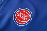 22/23 Detroit Pistons Full-Zip Hoodie Tracksuits
