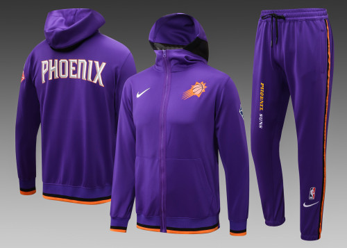 22/23 Phoenix Suns Full-Zip Hoodie Tracksuits