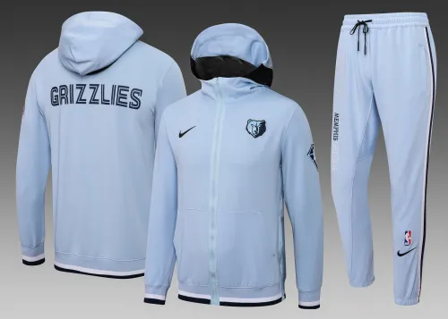22/23 Memphis Grizzlies Full-Zip Hoodie Tracksuits