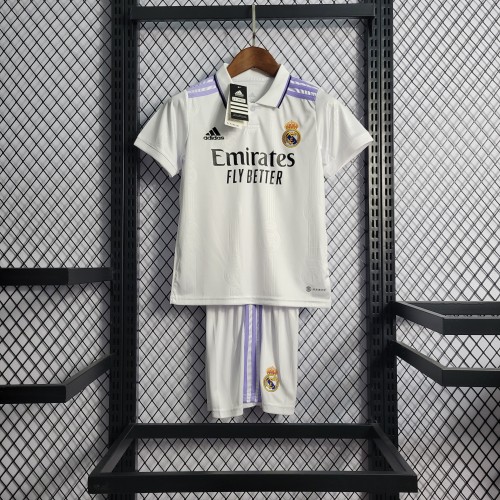 22/23 Real Madrid Home Kids Kit