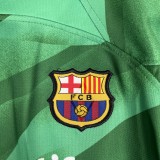 23/24 Barcelona Goalkeeper Kids Kit