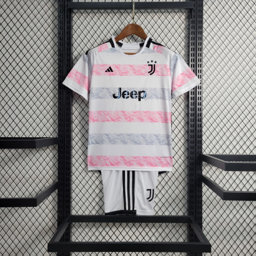 23/24 Juventus Away Kids Kit