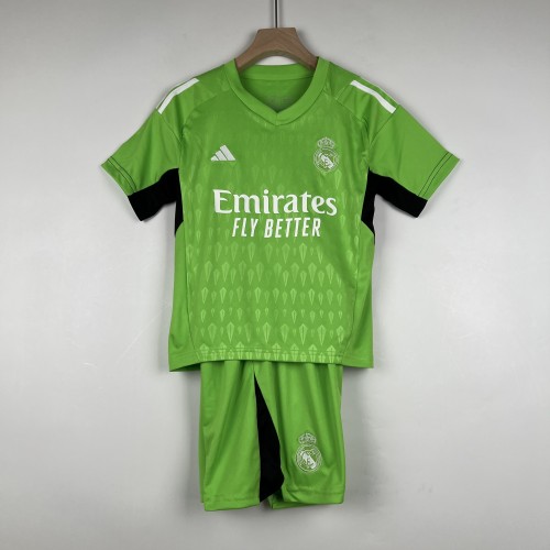 23/24 Real Madrid Goalkeeper Kids Kit