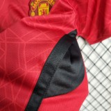 23/24 Manchester United Home Kids Kit