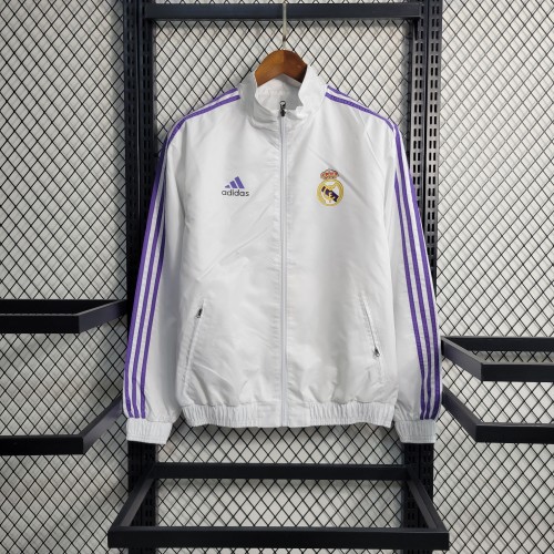 23/24 Real Madrid Double side Windbreaker Jacket