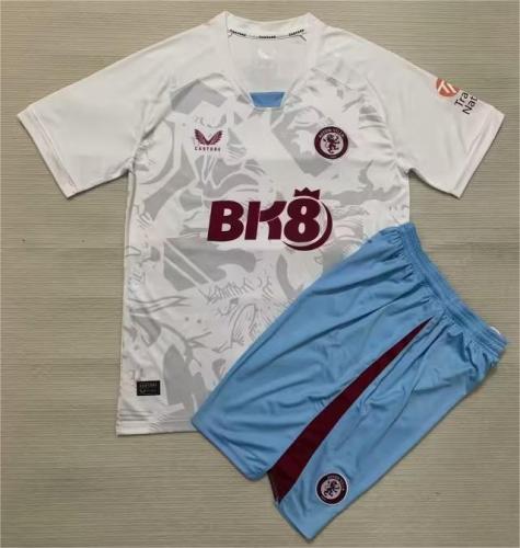 23/24 Aston Villa Away Kids Kit