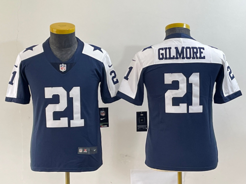 2023 Kids Dallas Cowboys Gilmore 21 NFL Jersey