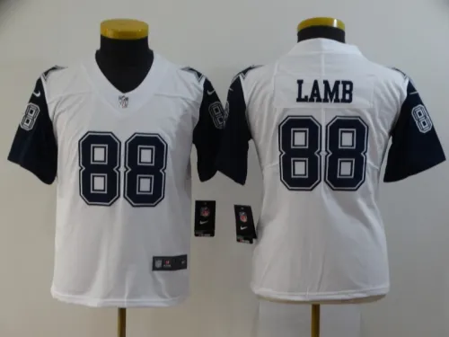 2023 Kids Dallas Cowboys LAMB 88 NFL Jersey
