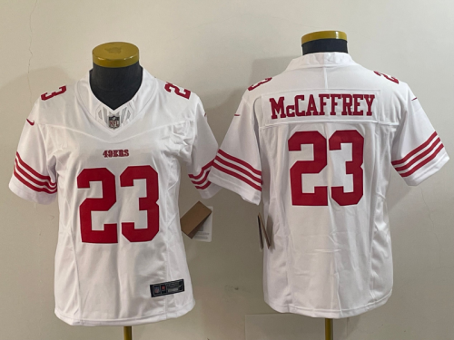 2023 Kids San Francisco 49ers McCaffrey 23 NFL Jersey