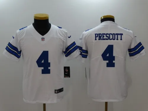 2023 Kids Dallas Cowboys Prescott 4 NFL Jersey