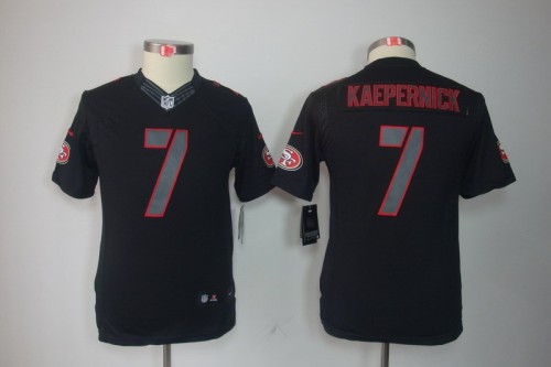 2023 Kids San Francisco 49ers Kaepernick 7 NFL Jersey