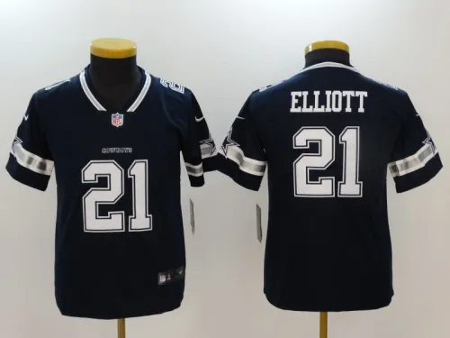 2023 Kids Dallas Cowboys Elliott 21 NFL Jersey