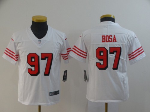 2023 Kids San Francisco 49ers Bosa 97 NFL Jersey