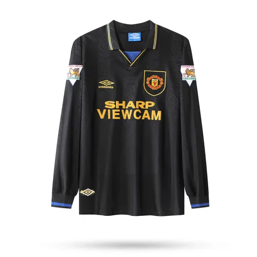 94-95 Retro Manchester United Away Long sleeve