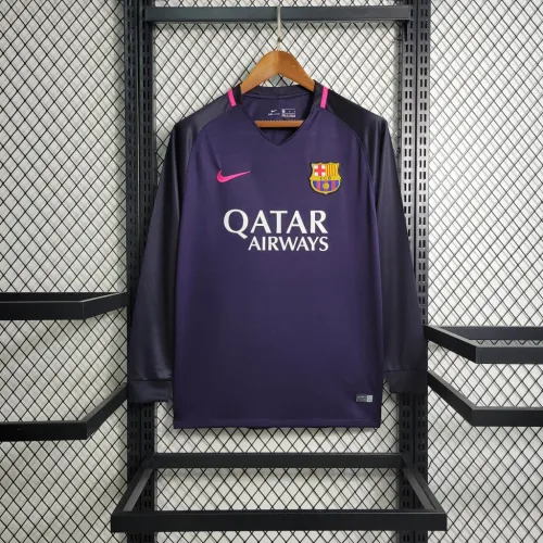 Retro 16/17 Barcelona Away Long Sleeve