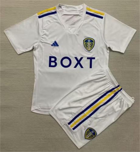 23/24 Leeds United Home Kids Kit