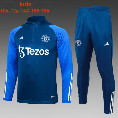 23/24 Manchester United Kids Tracksuits