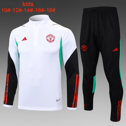 23/24 Manchester United Kids Tracksuits