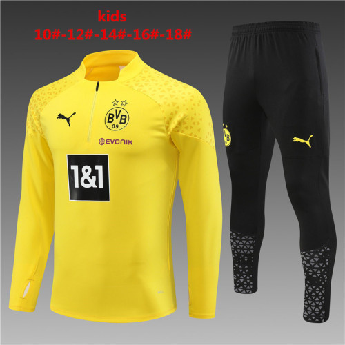 23/24 Borussia Dortmund Kids Tracksuits