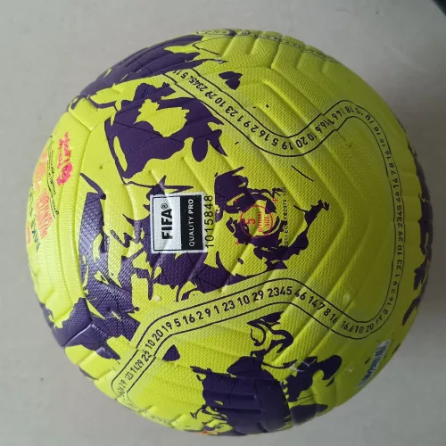 Size 5 Thermal Bonding Leather Outdoor Soccer Ball