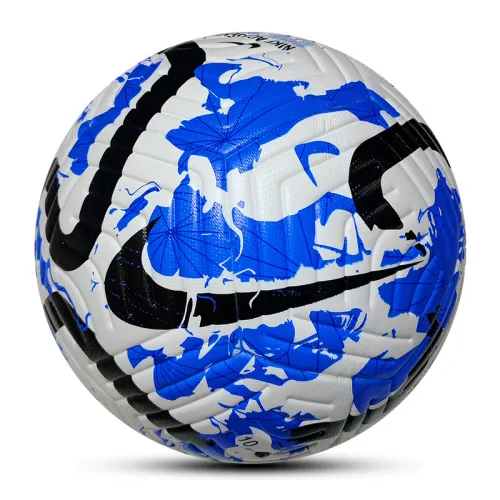 Size 5 Thermal Bonding Leather Outdoor Soccer Ball