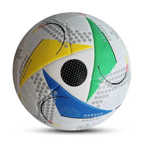 Size 5 Thermal Bonding Leather Outdoor Soccer Ball