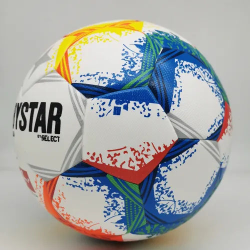 Size 5 Thermal Bonding Leather Outdoor Soccer Ball