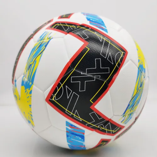 Size 5 Thermal Bonding Leather Outdoor Soccer Ball
