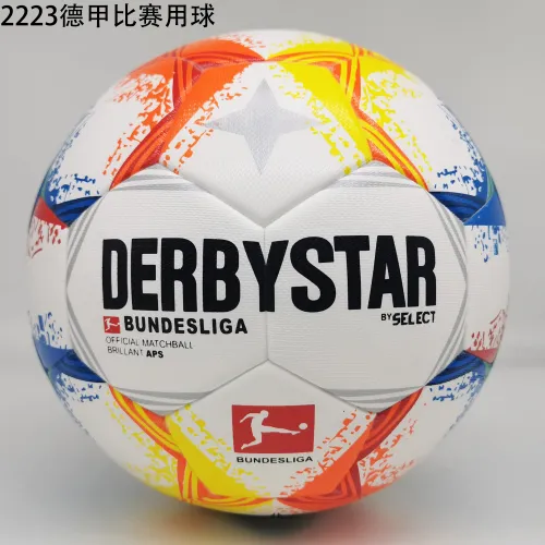 Size 5 Thermal Bonding Leather Outdoor Soccer Ball