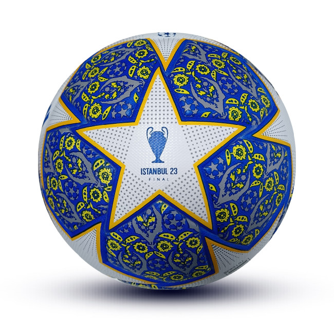 Size 5 Thermal Bonding Leather Outdoor Soccer Ball