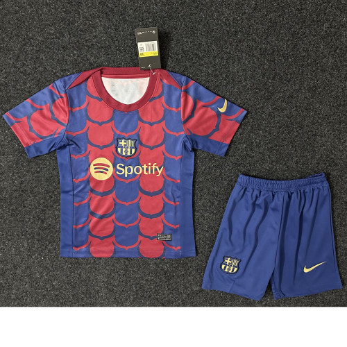 2024 Barcelona Red Blue Kids Kit
