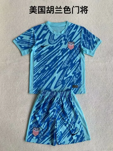 24/25 USA blue goalkeeper Adult Uniform